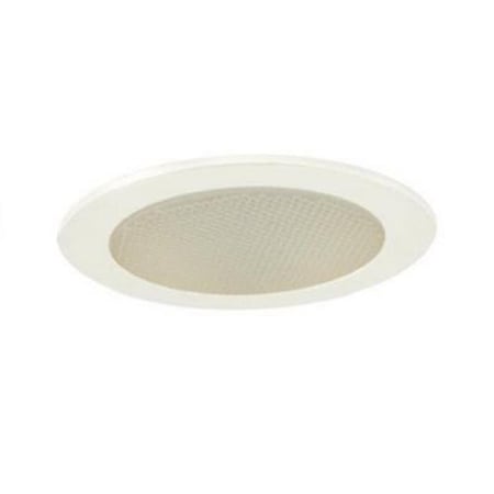 Gorgeousglow 4 in. Low Voltage Shower Trim With Albalite Glass - White - 4 in. GO3009497